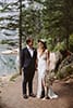 bride and groom standing in the middle of the beauty of Dolomites- Dolomites Elopement