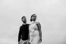 bride and groom looking at the beautiful nature surrounding them- Queenstown Wedding 