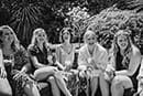 bride with her bridesmaids having their moment before the wedding- Taupo Wedding