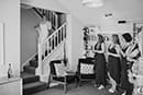 bride being greeted with her bridesmaids- Taupo Wedding