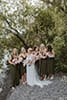 bride with her bridesmaids having fun in their pictorial- Taupo Wedding