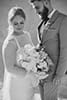 bride and groom in black and white- Taupo Wedding