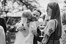 bride hugging and thanking their guests for attending- Taupo Wedding